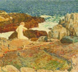 East Headland Pool, 1912 (oil on canvas) | Obraz na stenu