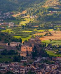 Saint-Pierre, Valle d'Aosta, Italy (photo) | Obraz na stenu