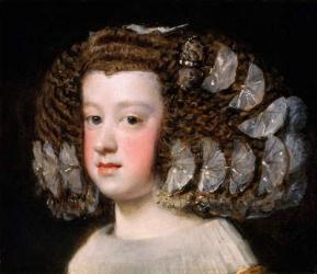 The Infanta Maria Theresa, daughter of Philip IV of Spain | Obraz na stenu