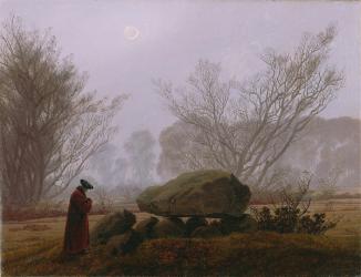 A Walk at Dusk, c.1830-5 (oil on canvas) | Obraz na stenu