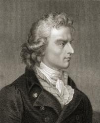 Friedrich (Johann Christoph) von Schiller (1759-1805) from 'Gallery of Portraits', published in 1833 (engraving) | Obraz na stenu