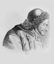 Portrait of Voltaire (engraving) | Obraz na stenu