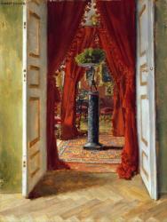 The Red Room, 1882 (oil on board) | Obraz na stenu