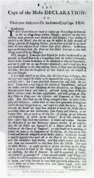 The Captain of the Mobs Declaration or, Their new Answer to Dr. Sacheverell, by Captain Tom, 1710 (print) | Obraz na stenu