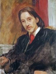 Portrait of Robert Louis Stevenson (1850-1894) 1886 (oil on canvas) | Obraz na stenu