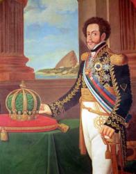 Pedro I (1798-1834) Emperor of Brazil, 1825 (oil on canvas) | Obraz na stenu