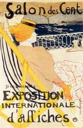 Poster advertising the 'Exposition Internationale d'Affiches', Paris, c.1896 (colour litho) | Obraz na stenu