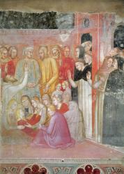 A miracle of Saint Peter Martyr, c.1365-67 (fresco) | Obraz na stenu