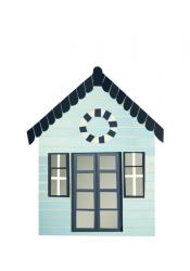 Beach hut, 2014, (cut paper) | Obraz na stenu