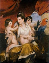 Lady Cockburn and her Three Eldest Sons, 1773 (oil on canvas) | Obraz na stenu
