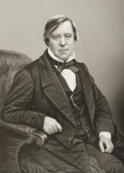 William Scholefield (1809-67) engraved by D.J. Pound from a photograph, from 'The Drawing-Room of Eminent Personages, Volume 2', published in London, 1860 (engraving) | Obraz na stenu