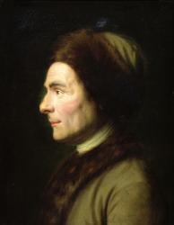 Portrait of Jean-Jacques Rousseau (1712-78) (oil on canvas) | Obraz na stenu