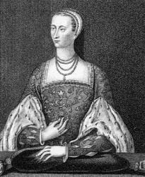 Mary of Guise, illustration from 'Iconographia Scotia, or Portraits of Illustrious Persons of Scotland' by John Pinkerton, 1794 (engraving) | Obraz na stenu