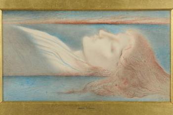 Ophelia, 1887 (pastel on paper) | Obraz na stenu