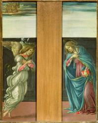 The Annunciation (tempera on panel) | Obraz na stenu
