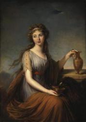 Portrait of Anna Pitt, as Hebe, 1792 (oil on canvas) | Obraz na stenu