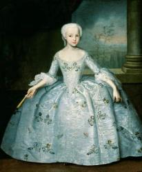 Portrait of Sarah Eleonor Fermor (1740-1824) 1749-50 (oil on canvas) | Obraz na stenu