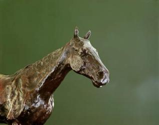 Horse's Head (bronze) (detail of 335585) | Obraz na stenu