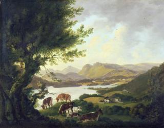 Lake Windemere (oil on canvas) | Obraz na stenu