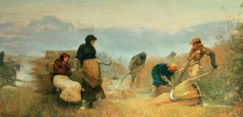 On the Fens, 1878 (oil on canvas) | Obraz na stenu