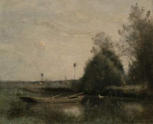 A Pond in Mortain, c.1860-70 (oil on canvas) | Obraz na stenu
