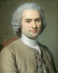 Portrait of Jean Jacques Rousseau (1712-78) (pastel on paper) | Obraz na stenu