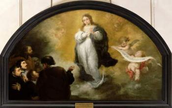 The Apparition of the Virgin, 1665 (oil on canvas) | Obraz na stenu