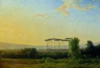 Roman Countryside (oil on canvas) | Obraz na stenu