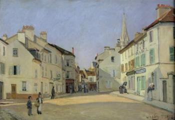 Rue de la Chaussee at Argenteuil, 1872 (oil on canvas) | Obraz na stenu