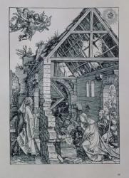 The Adoration of the Shepherds (woodcut) | Obraz na stenu