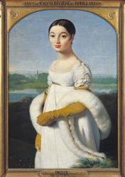 Portrait of Mademoiselle Caroline Riviere (1793-1803) 1805 (oil on canvas) | Obraz na stenu