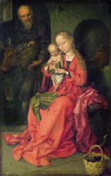 The Holy Family, c.1480-90 (oil on panel) | Obraz na stenu