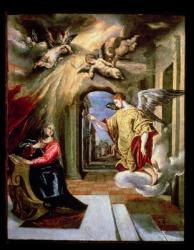 The Annunciation, c.1570-73 (oil on panel) | Obraz na stenu