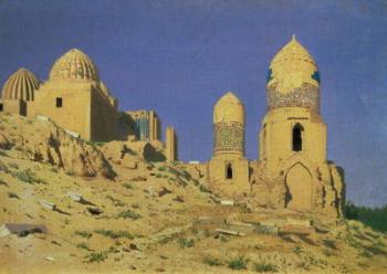 Hazreti Shakh-i-Zindeh Mausoleum in Samarkand, 1869-70 (oil on canvas) | Obraz na stenu
