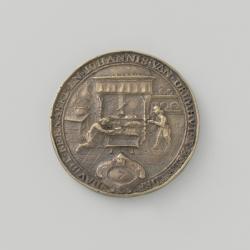 Pastymakers' Guild of Middelburg attendance token, 1653 (brass) | Obraz na stenu