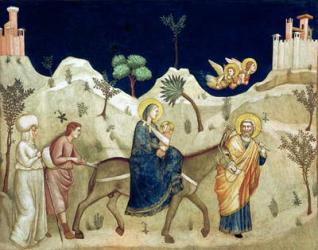 The Flight into Egypt (fresco) | Obraz na stenu