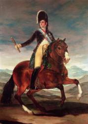 Equestrian portrit of Ferdinand VII, 1808 (oil on canvas) | Obraz na stenu