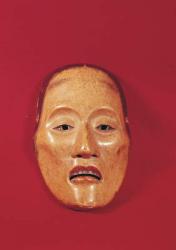 No theatre mask (lacquered wood) | Obraz na stenu