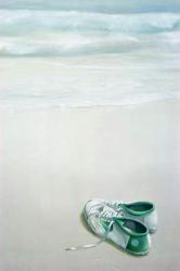 Gym Shoes on Beach | Obraz na stenu