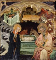 Nativity (oil on panel) | Obraz na stenu