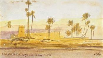 Near Wady Halfeh, 5:30pm, 6 February 1867 (ink and w/c) | Obraz na stenu