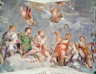 The Court of Love or, The Conjugal Virtues, 1562 (fresco) | Obraz na stenu