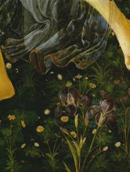Primavera, detail of Flowers, c.1478, (tempera on panel) (detail of 558) | Obraz na stenu