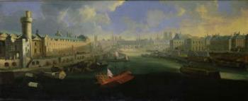 The River Seine, View of the Pont Neuf, The Louvre and the College Mazarin, c.1665 (oil on canvas) | Obraz na stenu