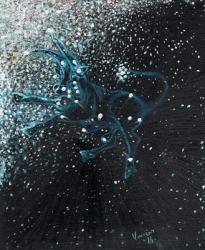 Star sign Taurus, 2016, (oil on canvas board) | Obraz na stenu