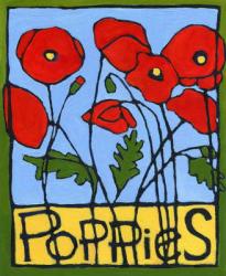 Poppies, 2004 (oil on illustration board) | Obraz na stenu