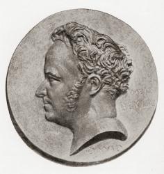Marie-Henri Beyle, 1783 1842, better known by his pen name Stendhal. 19th-century French writer. From Books and Characters, French and English, published 1924. | Obraz na stenu