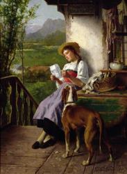 Girl Reading a Letter, 1891 | Obraz na stenu