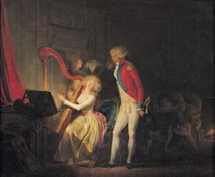 The Improvised Concert, or The Price of Harmony, 1790 (oil on canvas) | Obraz na stenu