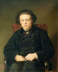 Portrait of Anton Rubinstein (1829-94) 1870 (oil on canvas) | Obraz na stenu